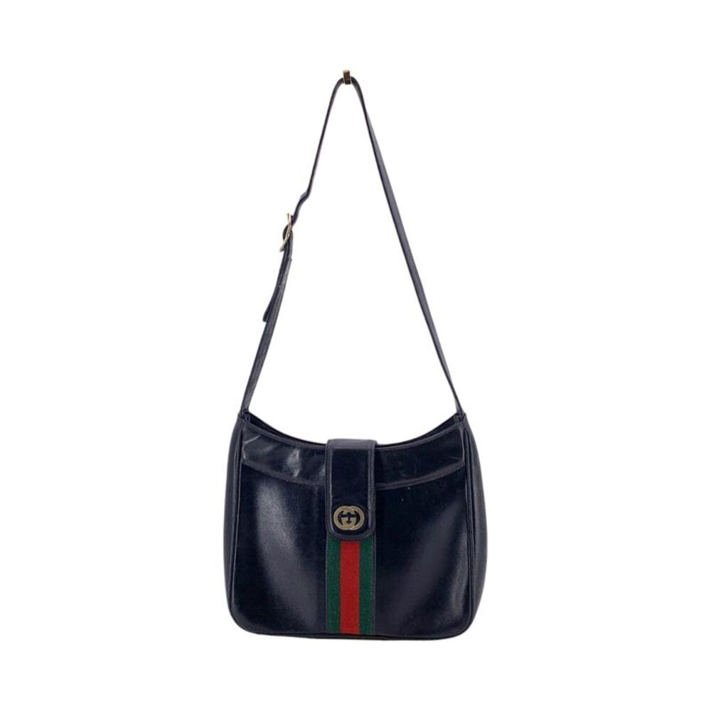 Gucci Vintage Leather Shoulder Bag Not Applicable
